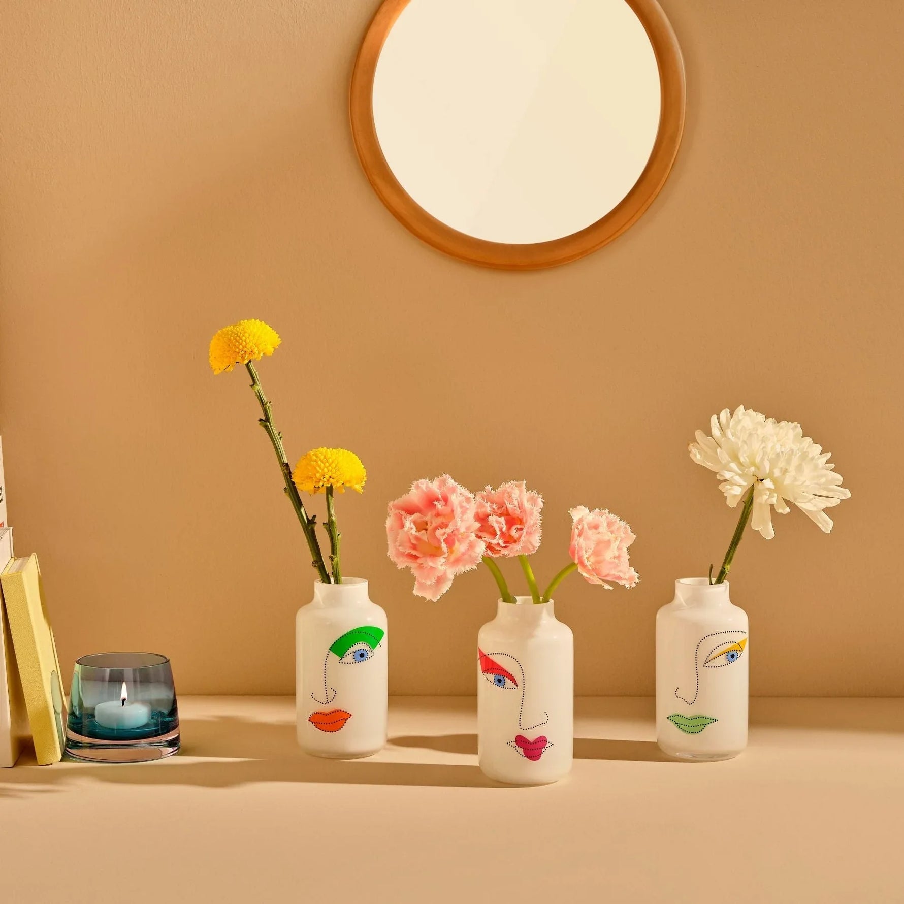Mini Magnolia Rock & Pop Vase Small - NUDE EU