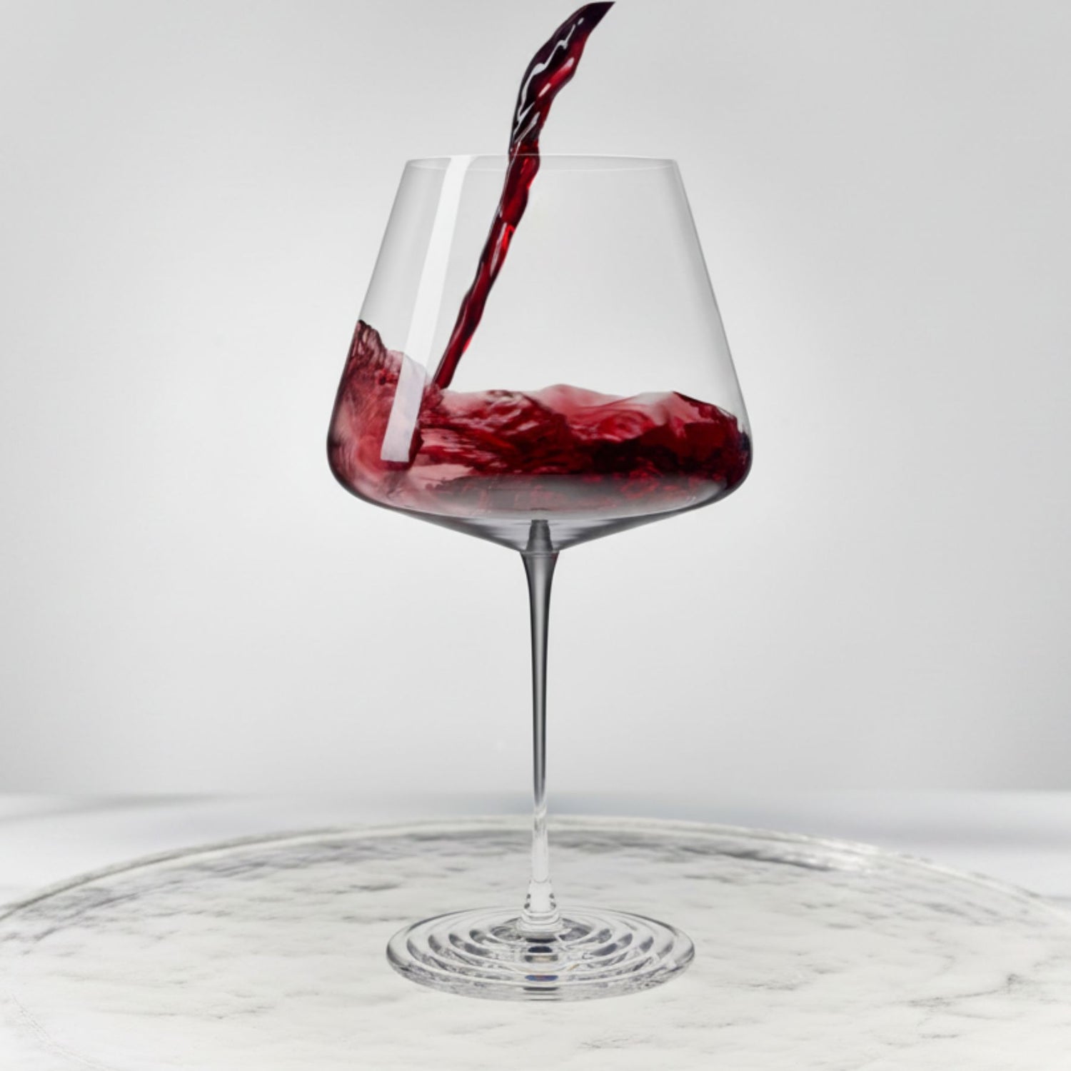 Splash Set of 2 Red Wine Glasses