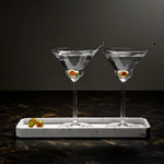 Vintage Set of 2 Martini Glasses Rounded - NUDE EU