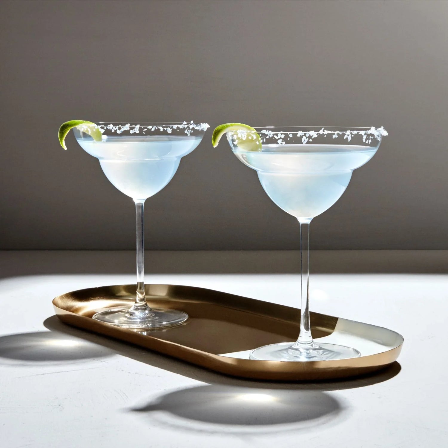 Vintage Set of 2 Margarita Glasses - NUDE EU
