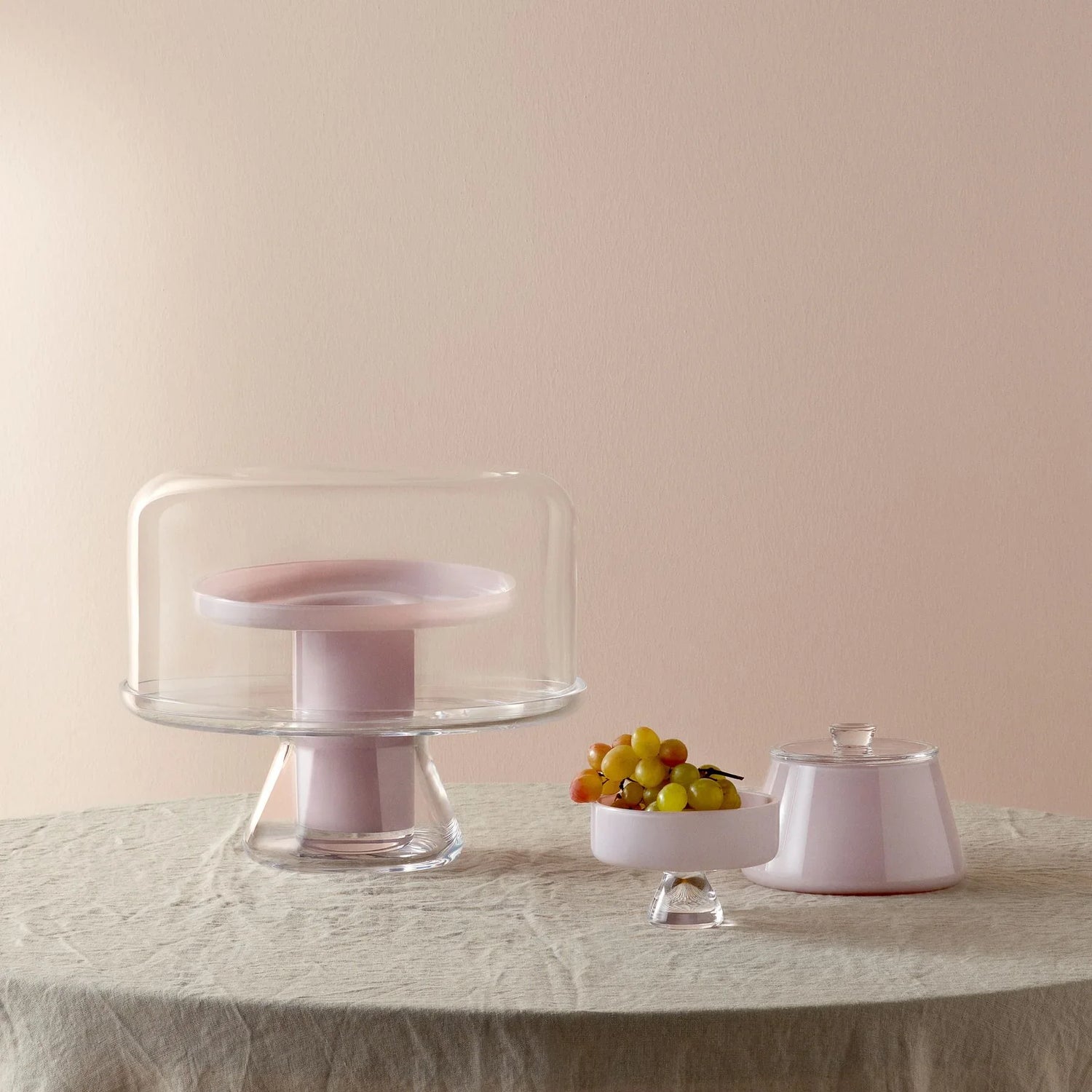 Bloom Cake Stand with Dome - NUDE EU