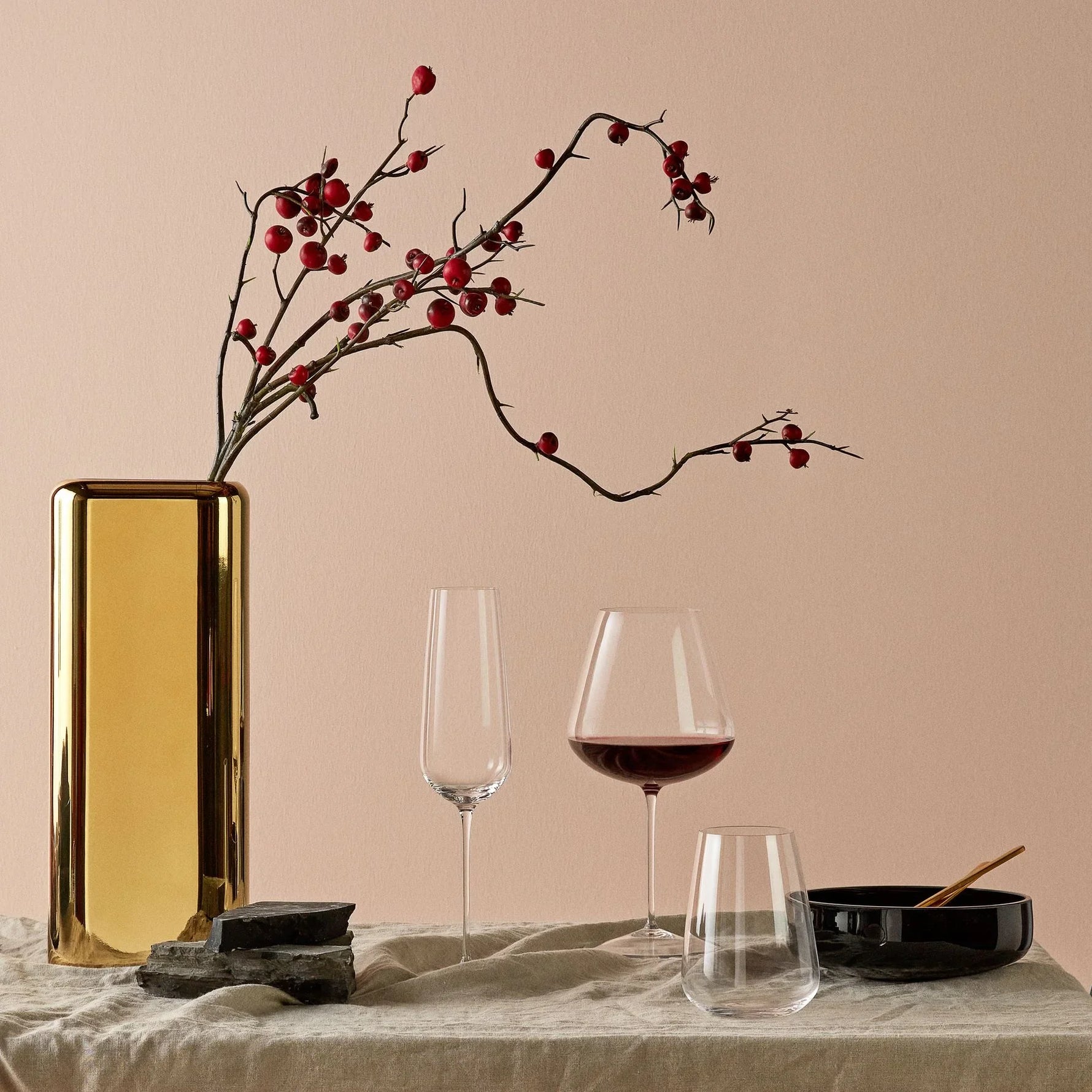Stem Zero Elegant Red Wine Glass Medium - NUDE EU