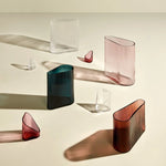 Mist Vase Wide Dusty Rose - NUDE EU