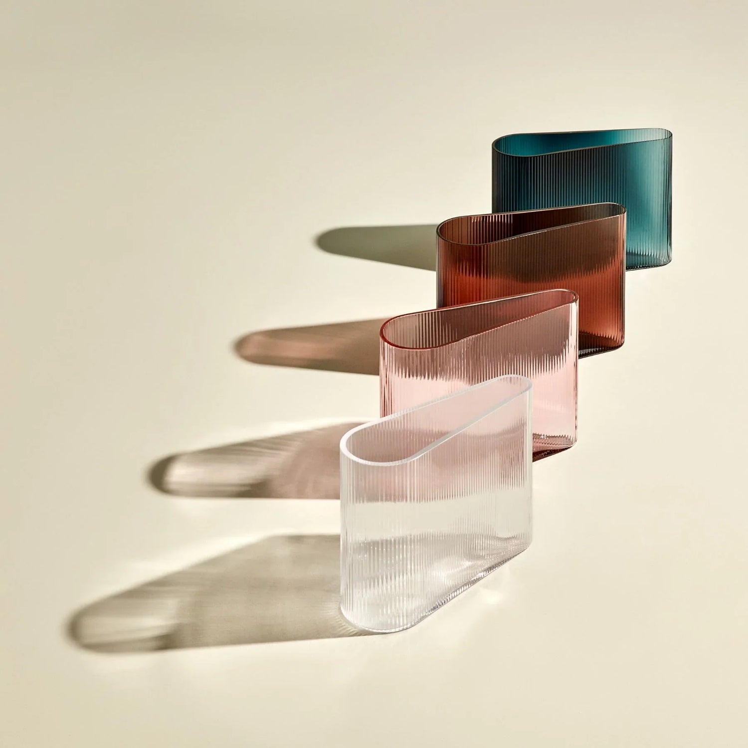 Mist Vase Wide Dusty Rose - NUDE EU
