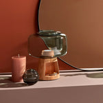 Tree Lamp with Glass and Oak Base - NUDE EU