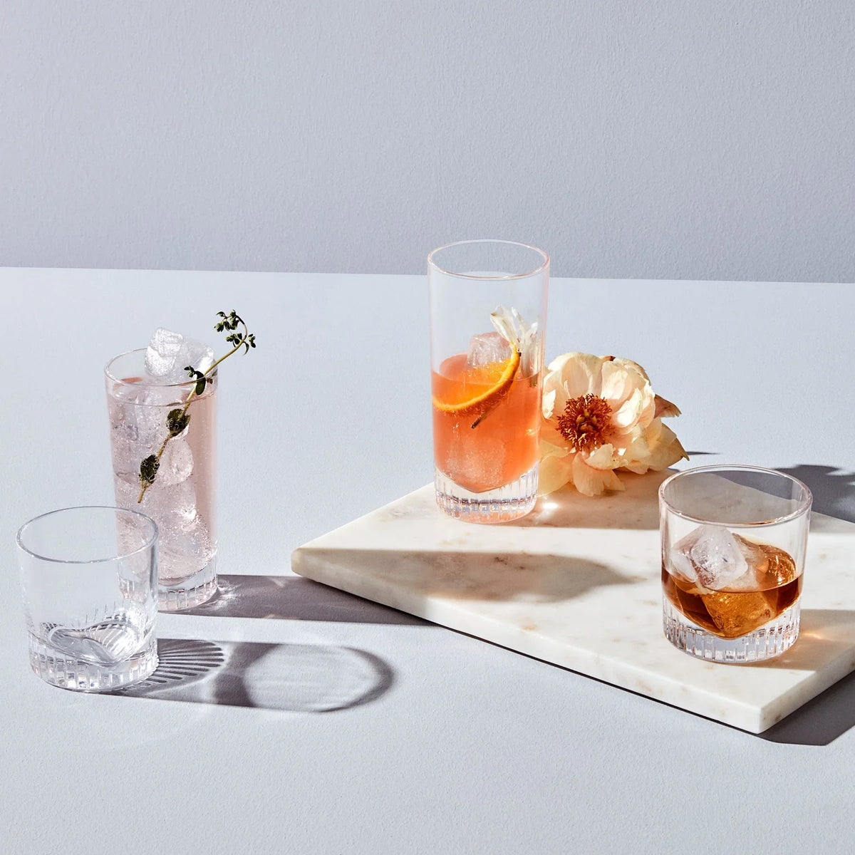 Caldera Set of 4 Highball Glasses 285cc - NUDE EU