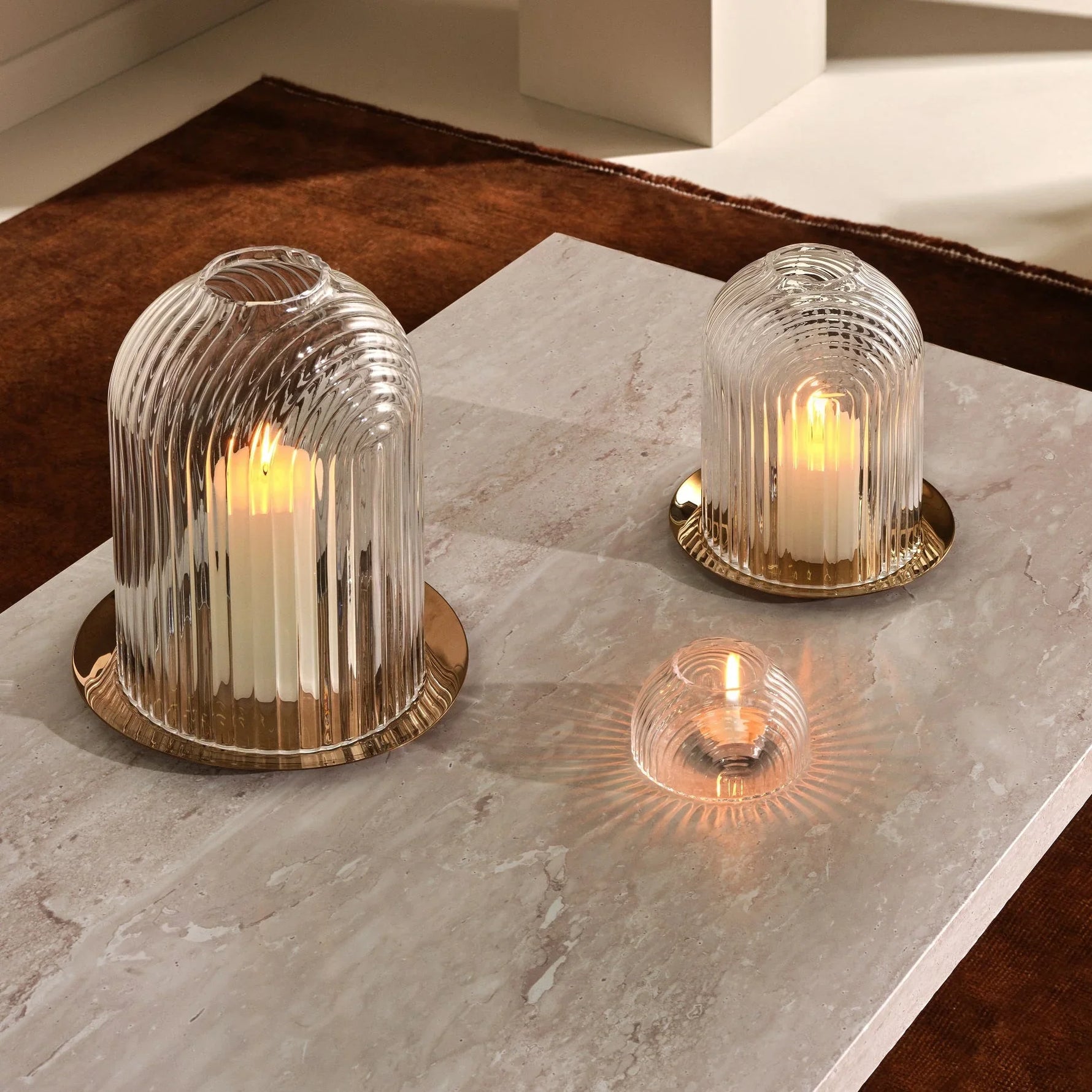 Ilo Candleholder medium - NUDE EU