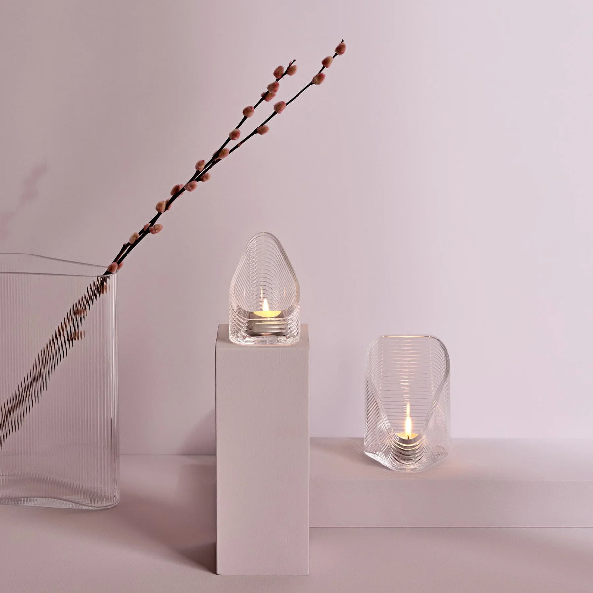 Mist Lights Votive holder Small - NUDE EU