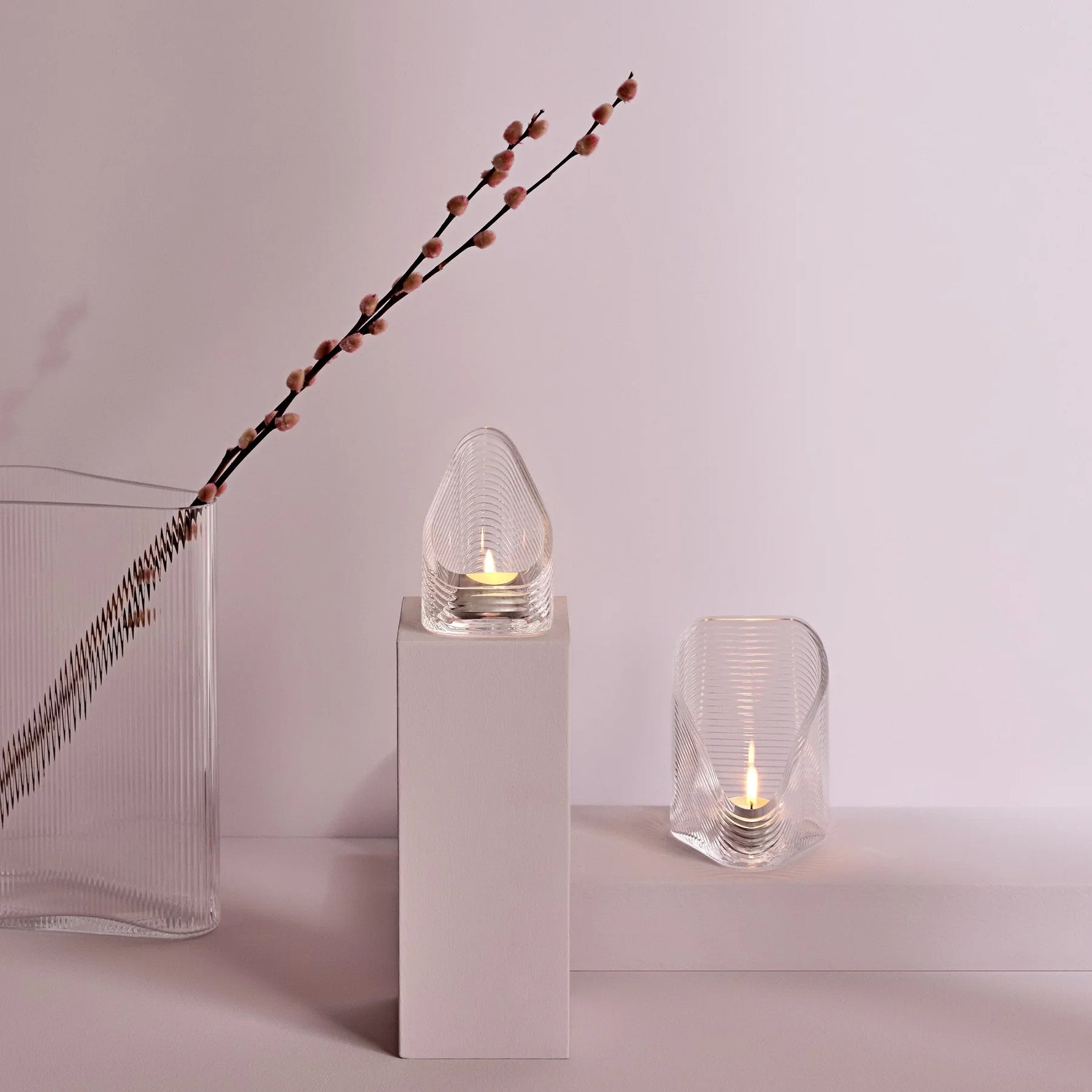 Mist Lights Votive holder Small - NUDE EU