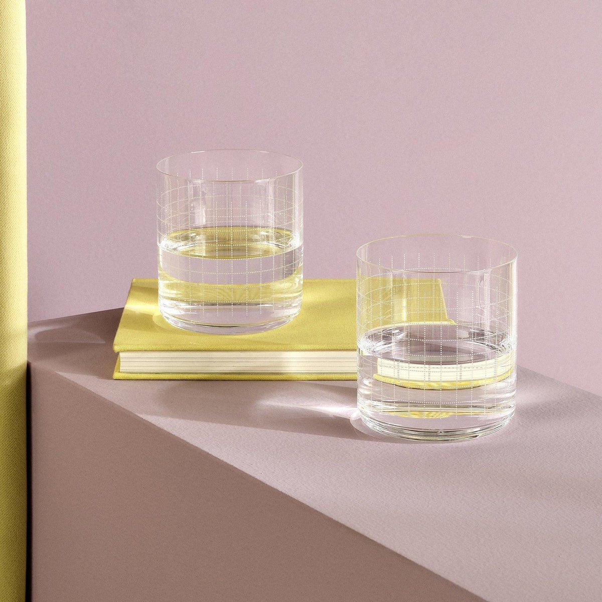 Finesse Grid Set of 4 Whisky SOF Glasses - NUDE EU
