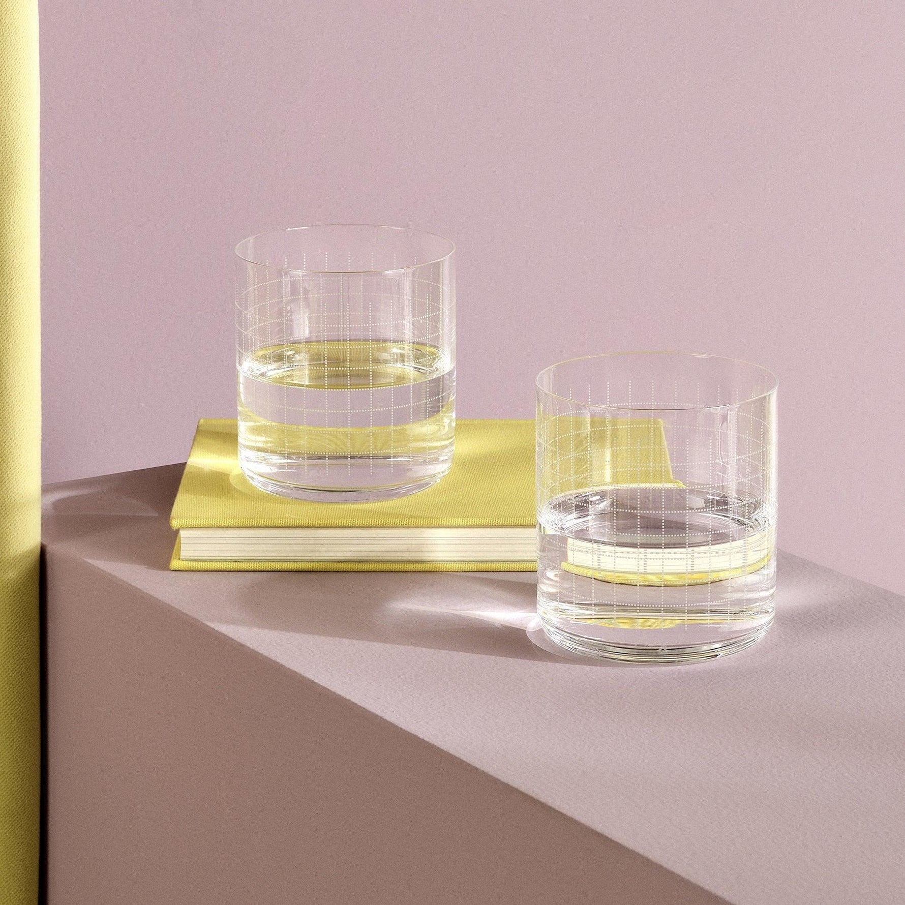 Finesse Grid Set of 4 Whisky SOF Glasses - NUDE EU