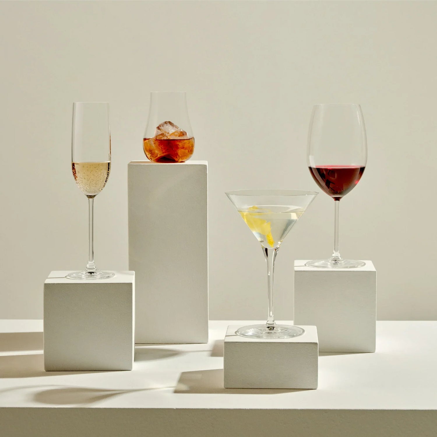 Vintage Set of 4 Whisky Glasses - NUDE EU