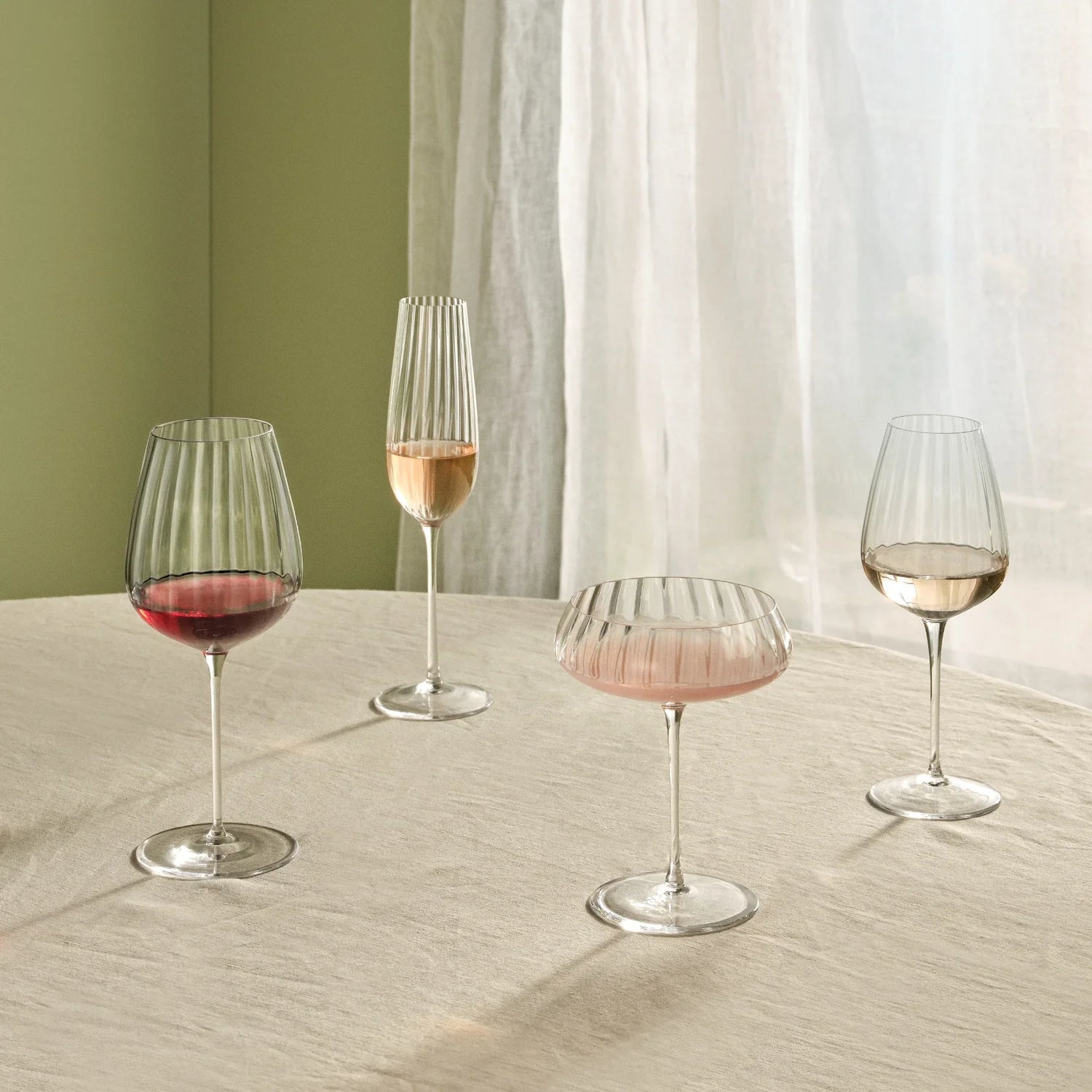 Round Up Set of 2 Sparkling wine glasses - NUDE EU
