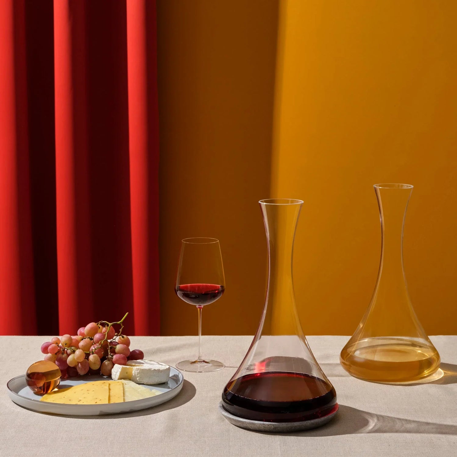 Jazz Wine Decanter with Marble Base - NUDE EU