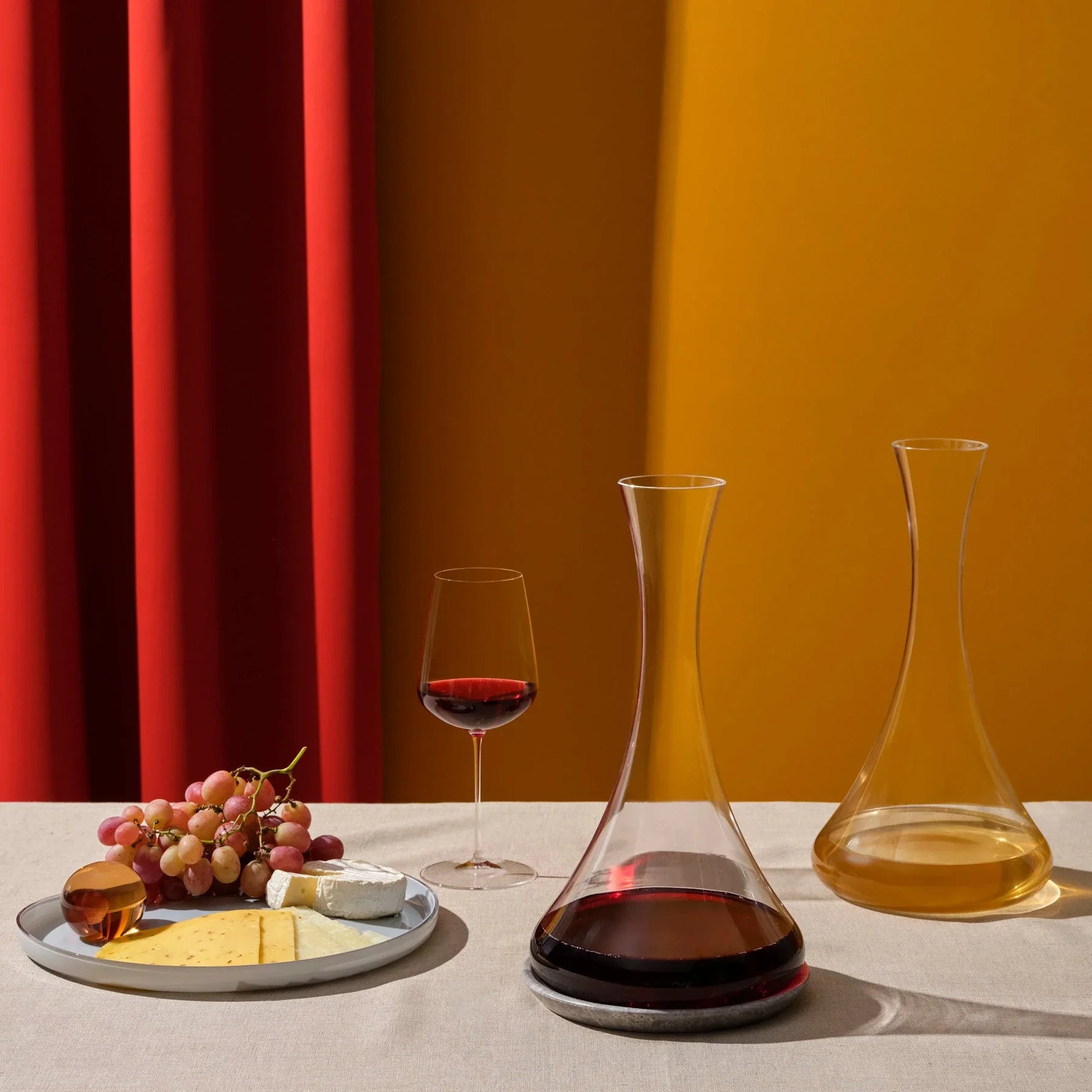 Jazz Wine Decanter with Marble Base - NUDE EU