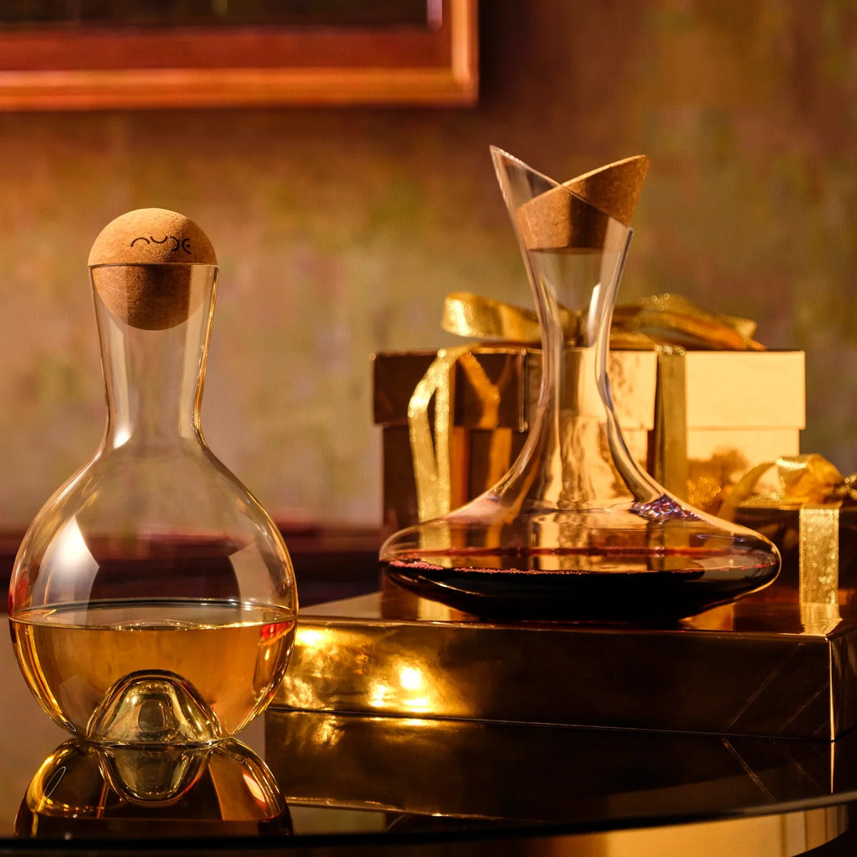 Oxygen Wine Decanter with Cork Stopper - NUDE EU