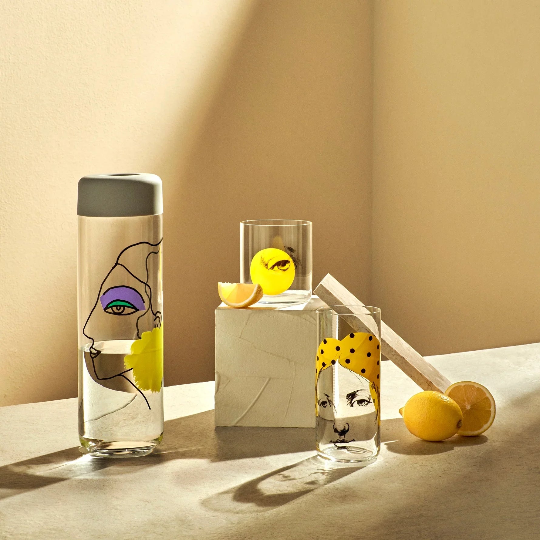Finesse Rock & Pop Jug with cover - NUDE EU