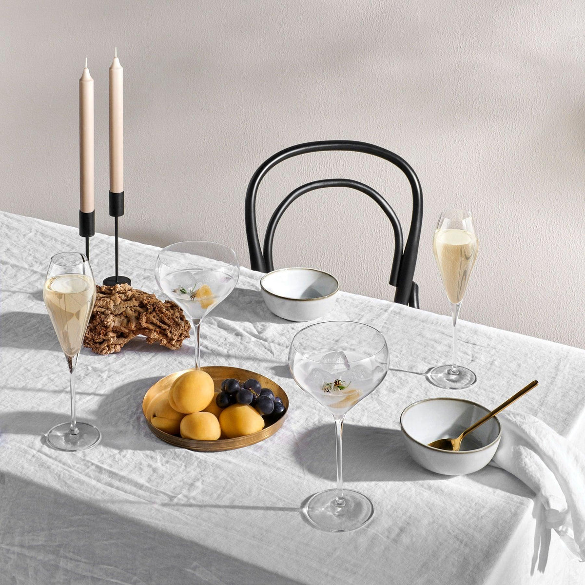 Fantasy Set of 2 Cocktail Glasses - NUDE EU