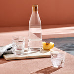 Rhythm Water Carafe Clear with Cork Stopper - NUDE EU