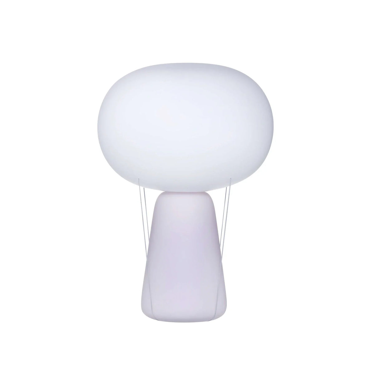 Blow Lamp White Base with Opal Top - NUDE EU