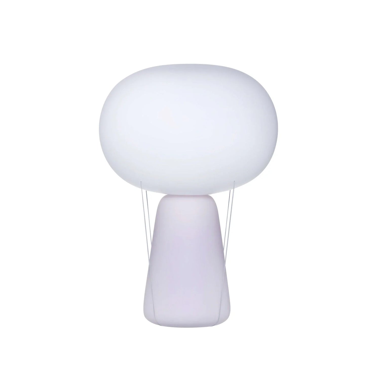 Blow Lamp White Base with Opal Top - NUDE EU