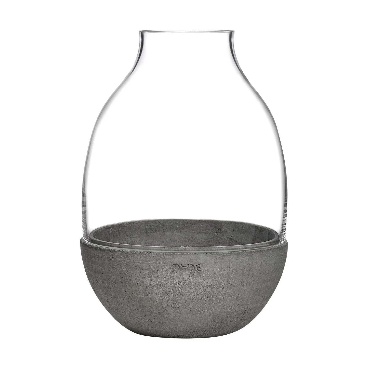 Eden Terrarium Clear with Moulded Concrete Base - NUDE EU
