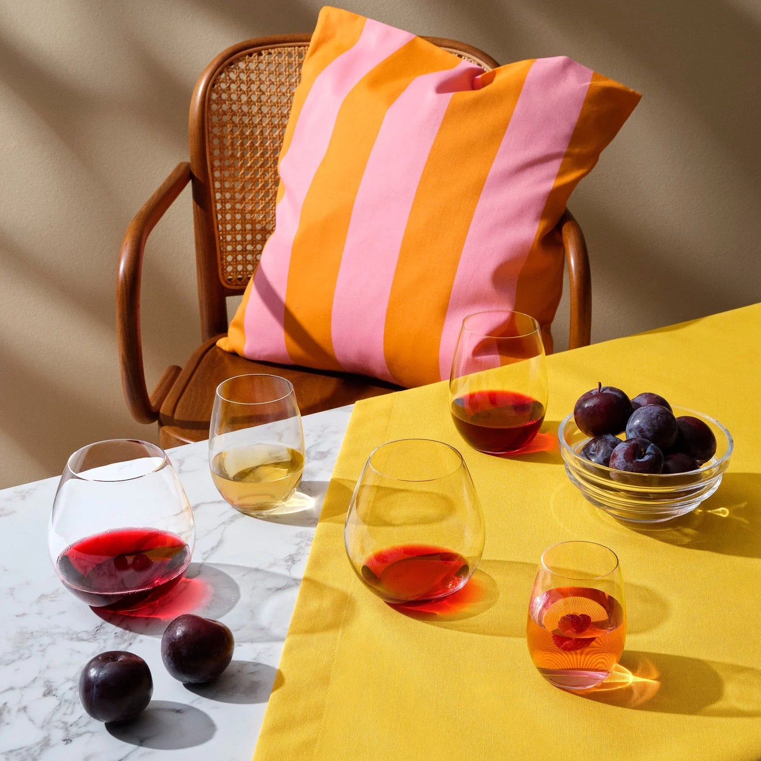 Pure Set of 4 White Wine Glasses - NUDE EU