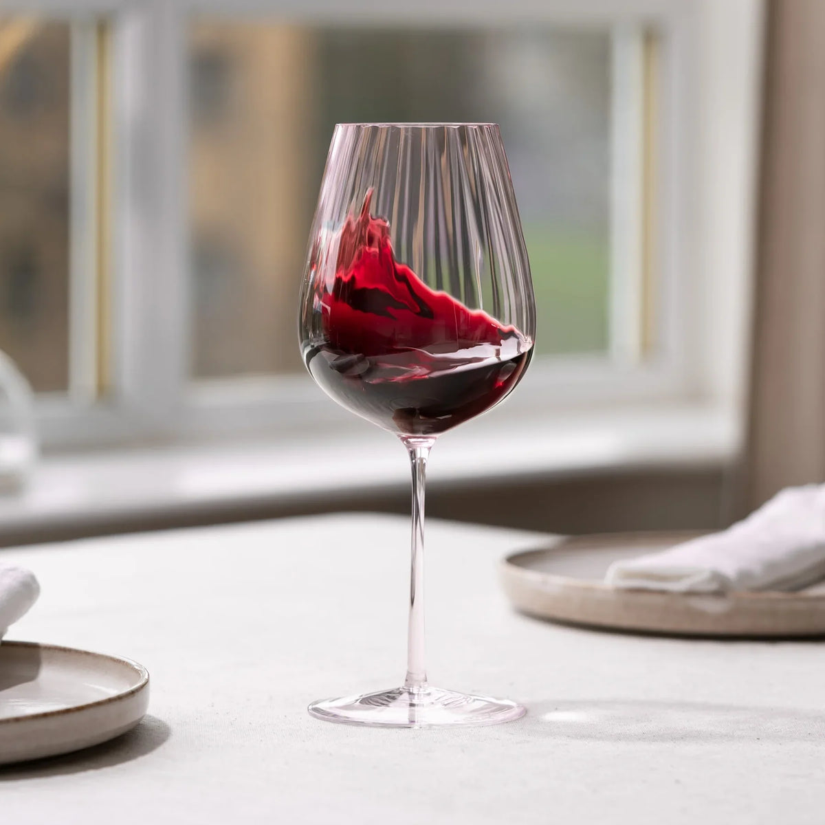Round Up Dusty Rose Set of 2 Red wine glasses - NUDE EU