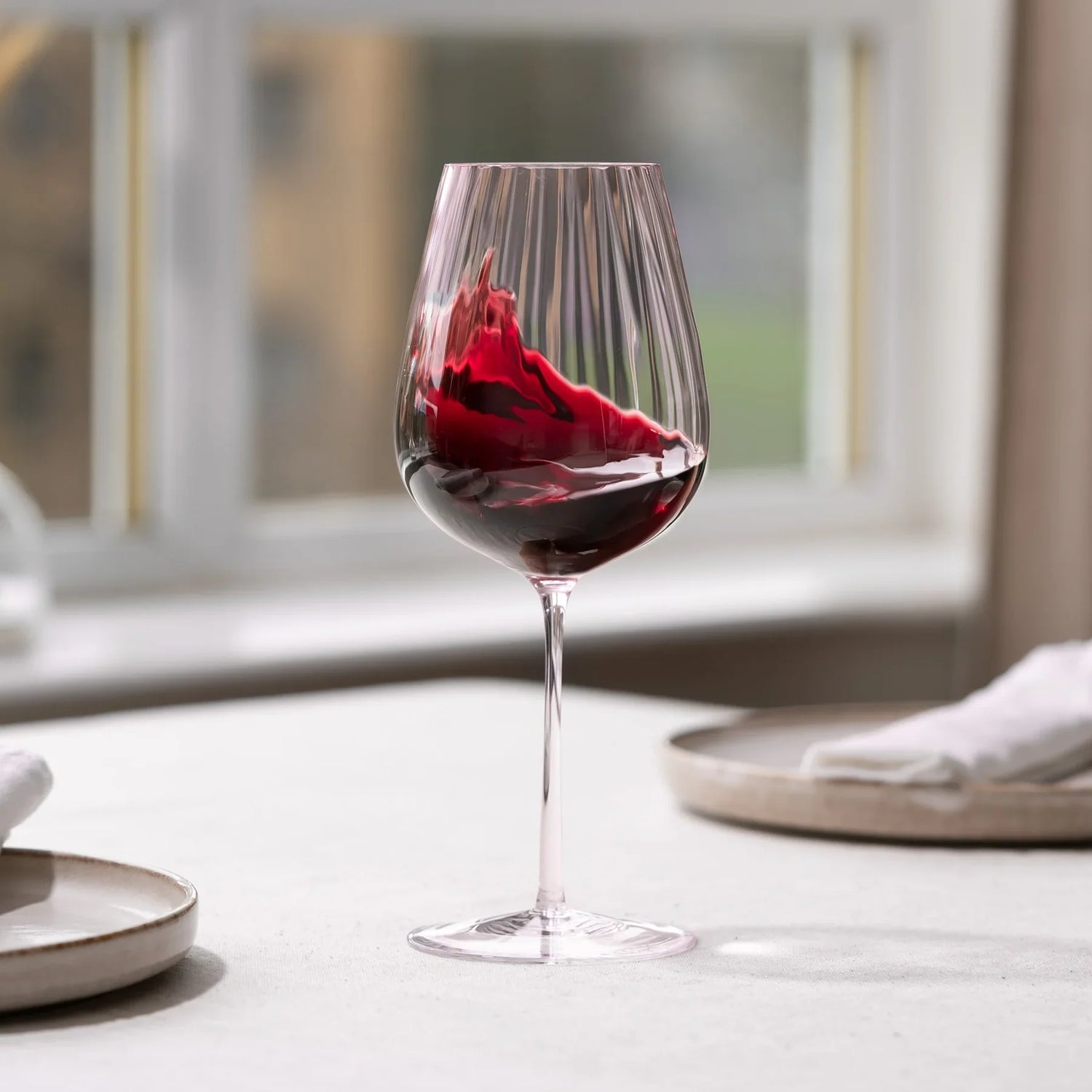 Round Up Dusty Rose Set of 2 Red wine glasses - NUDE EU