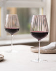 Round Up Dusty Rose Set of 2 Red wine glasses