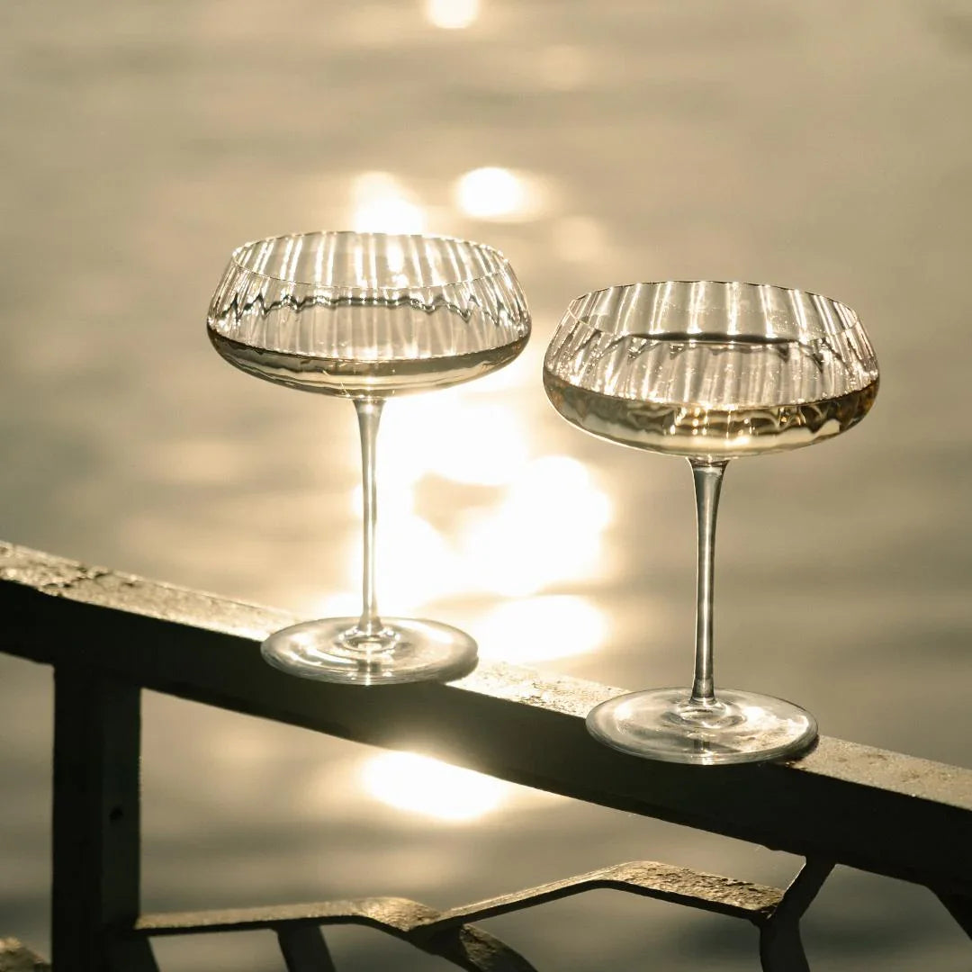 Round Up Set of 2 Coupe glasses - NUDE EU