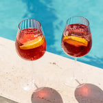 Round Up Dusty Rose Set of 2 Red wine glasses - NUDE EU
