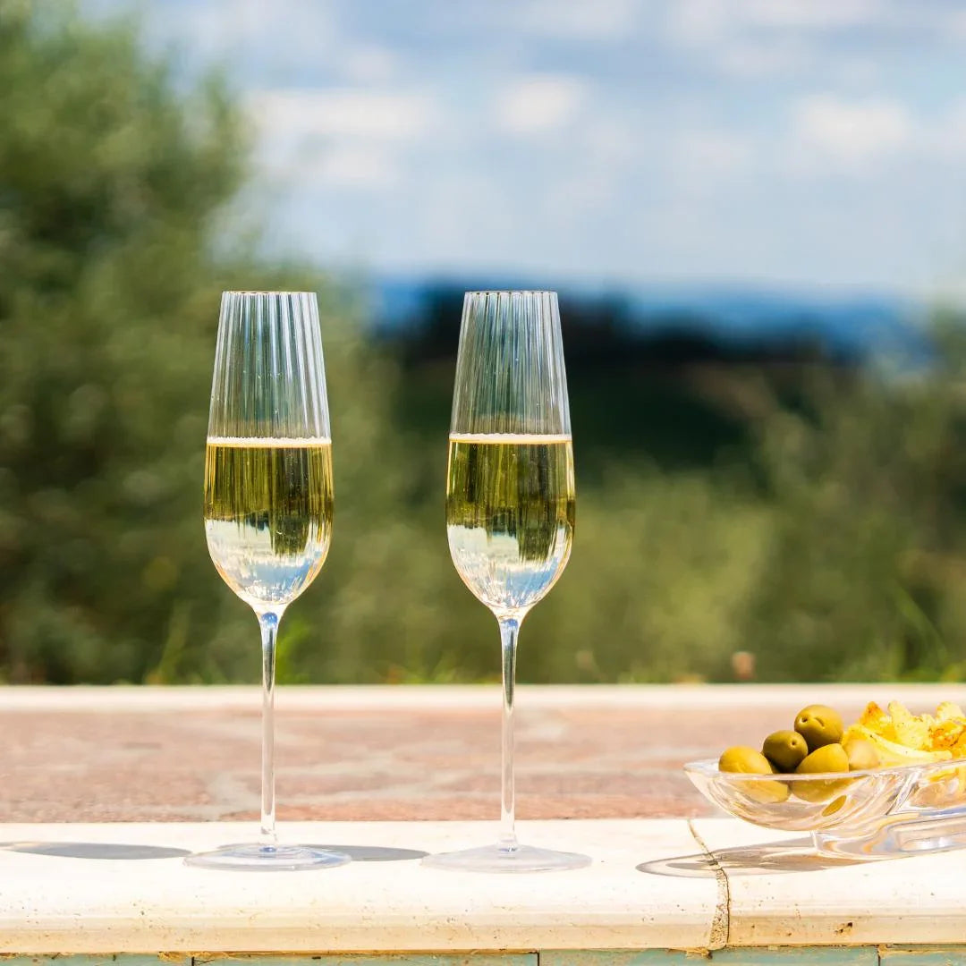 Round Up Set of 2 Sparkling wine glasses - NUDE EU