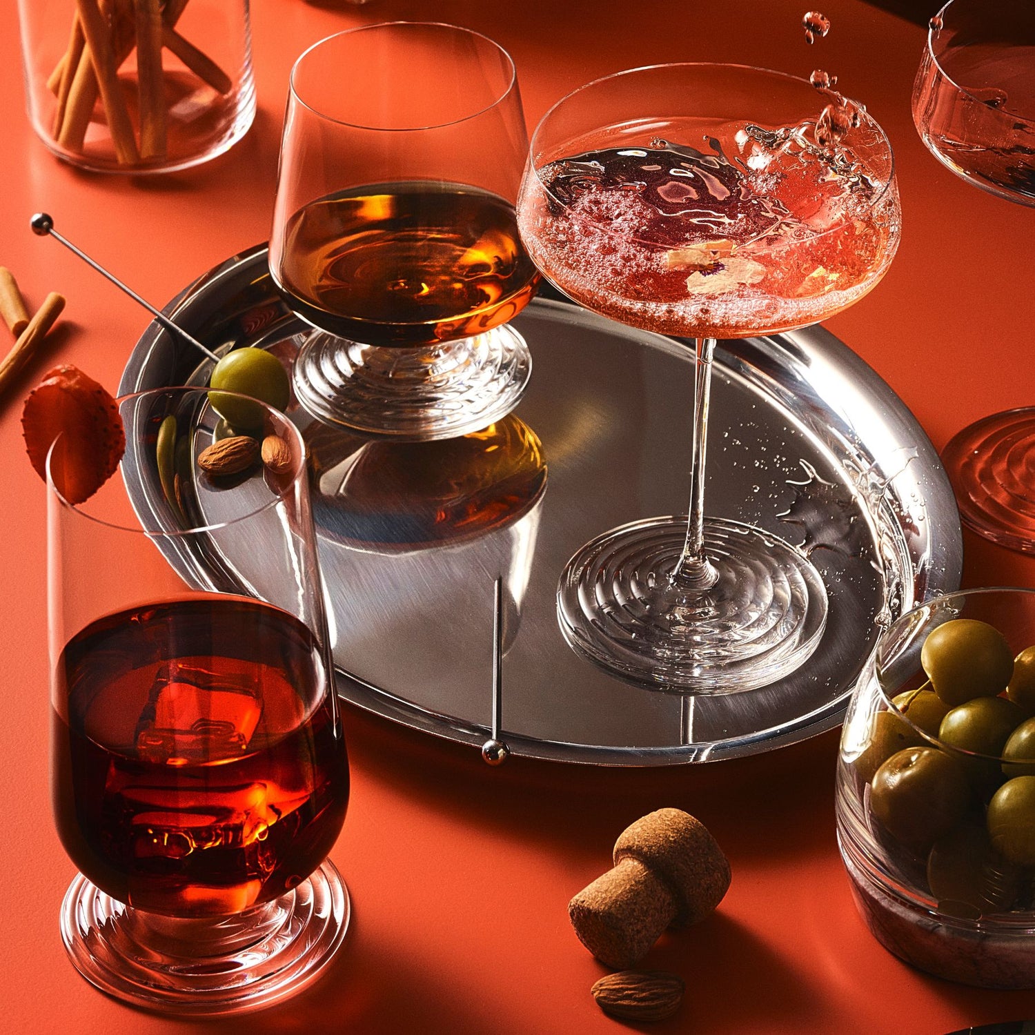 Splash Set of 2 Lowball Glasses