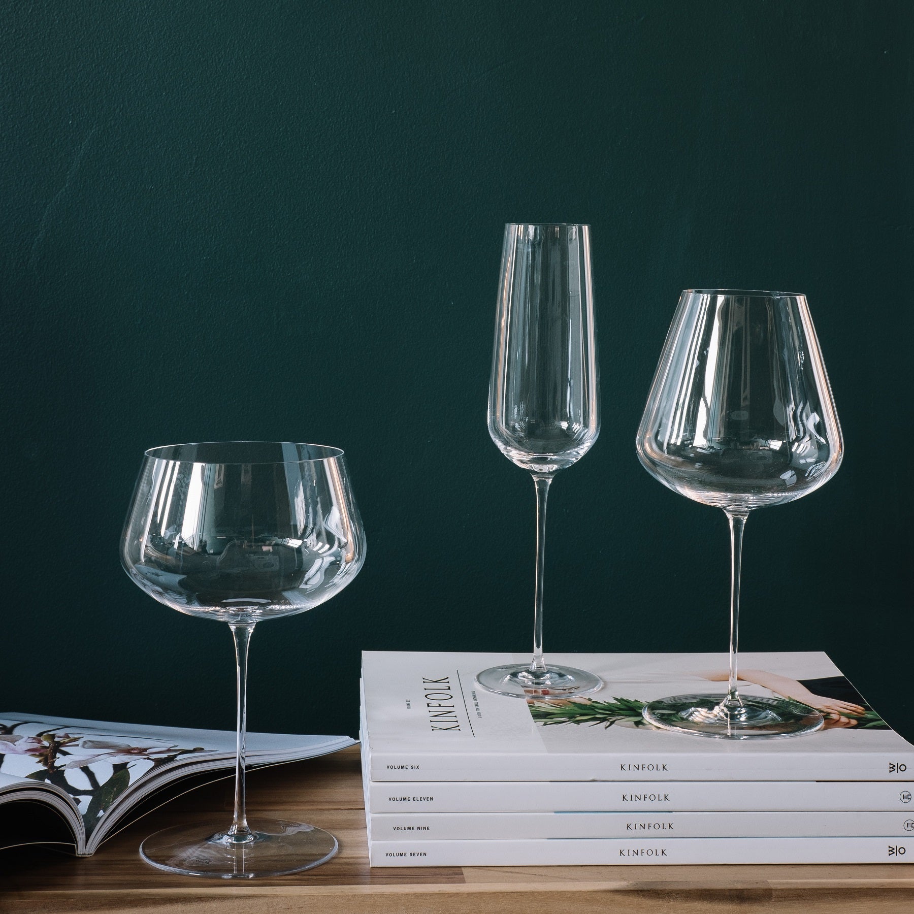 Stem Zero Set di 2 eleganti bicchieri da vino rosso grandi