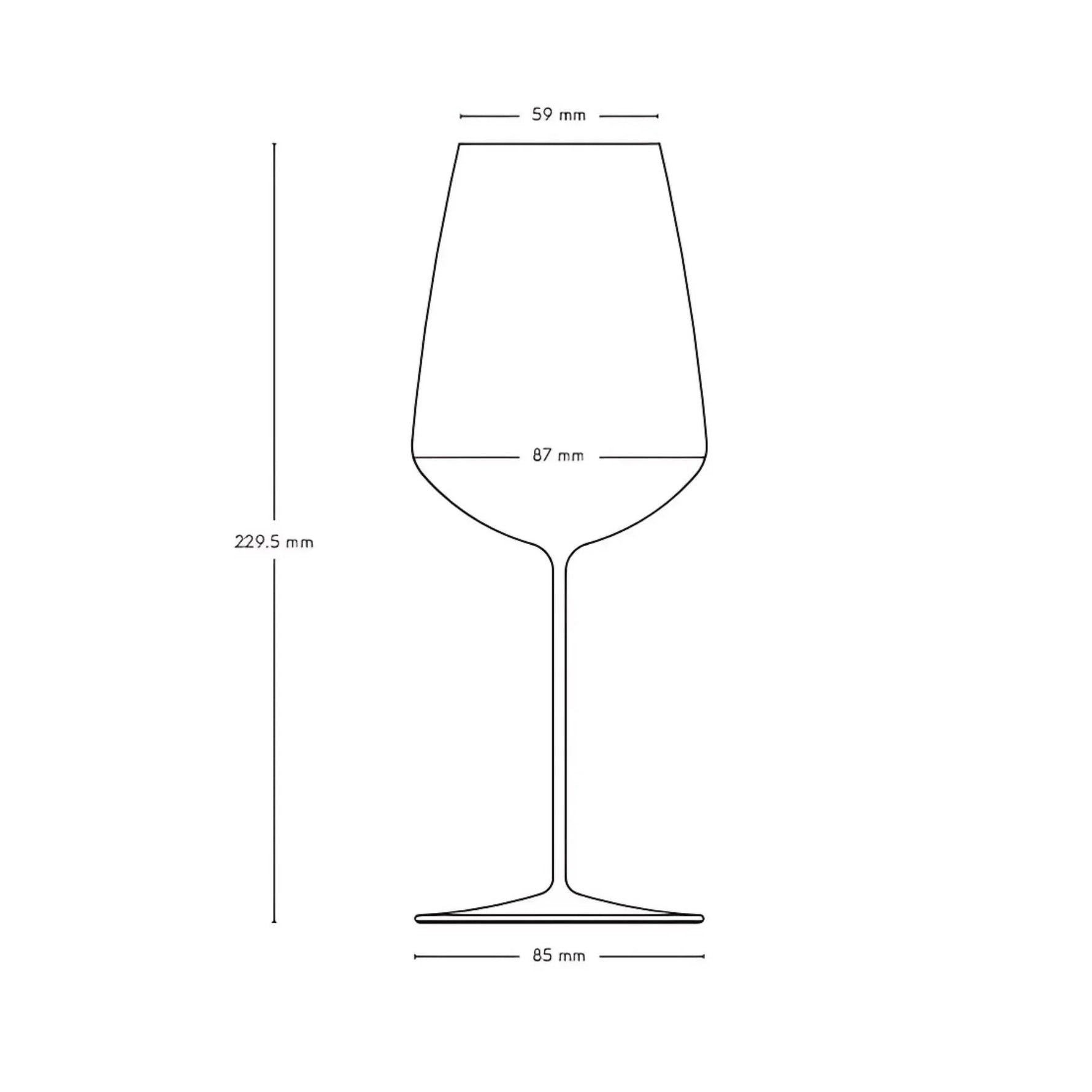 Stem Zero Set of 2 Delicate White Wine Glasses - NUDE EU