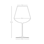 Stem Zero Set of 2 Elegant Red Wine Glasses Large - NUDE EU