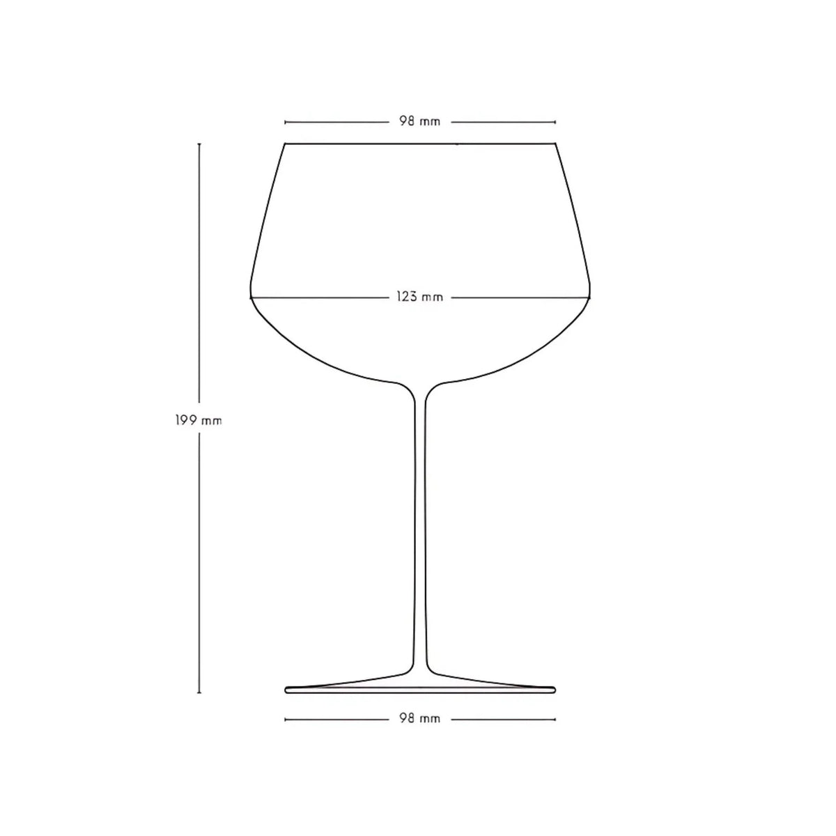 Stem Zero Set of 2 Full Bodied White Wine Glasses - NUDE EU