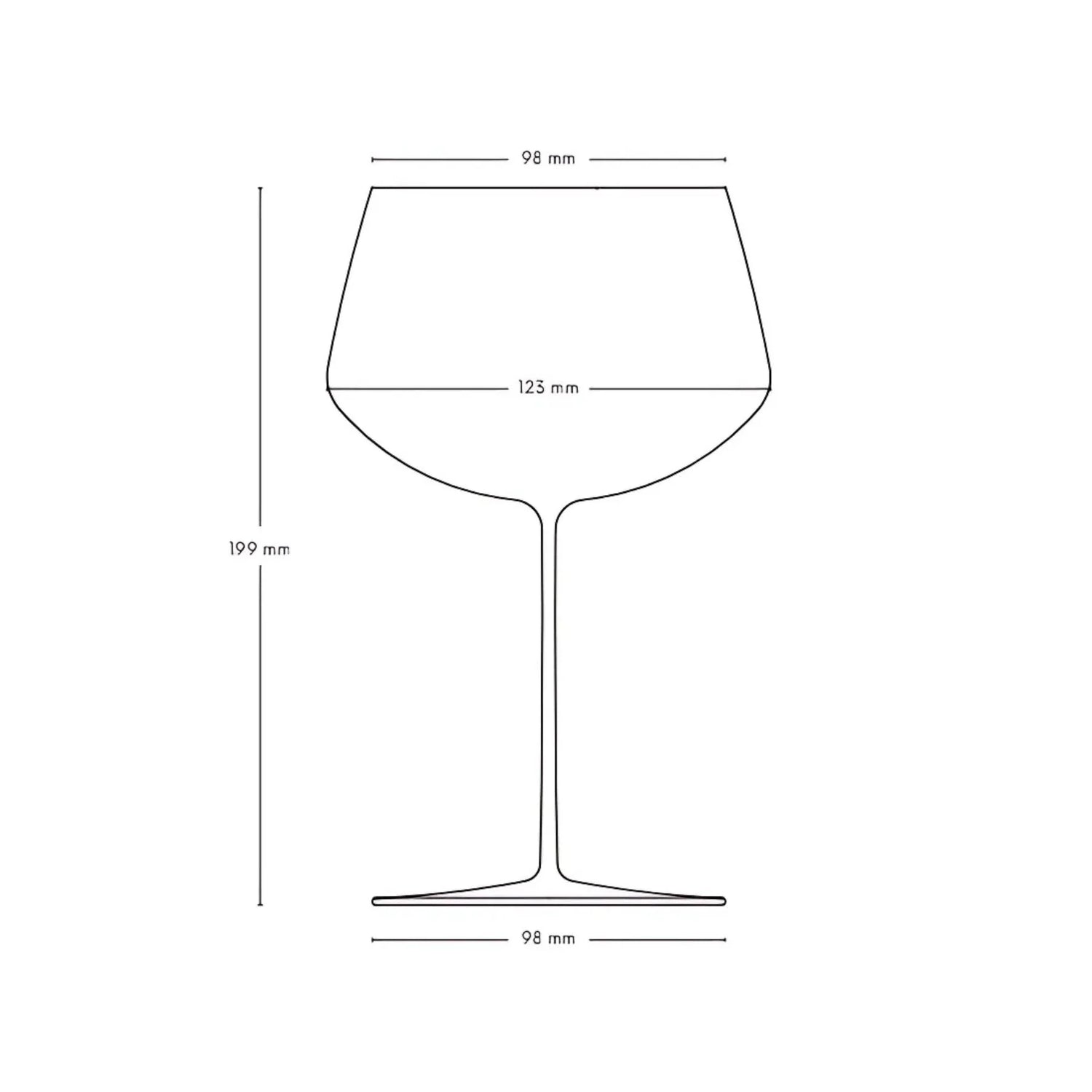 Stem Zero Set of 2 Full Bodied White Wine Glasses - NUDE EU