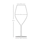 Stem Zero Grace Set of 2 Red Wine Glasses - NUDE EU