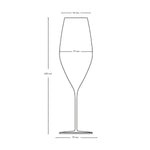 Stem Zero Grace Set of 2 Sparkling Wine Glasses - NUDE EU