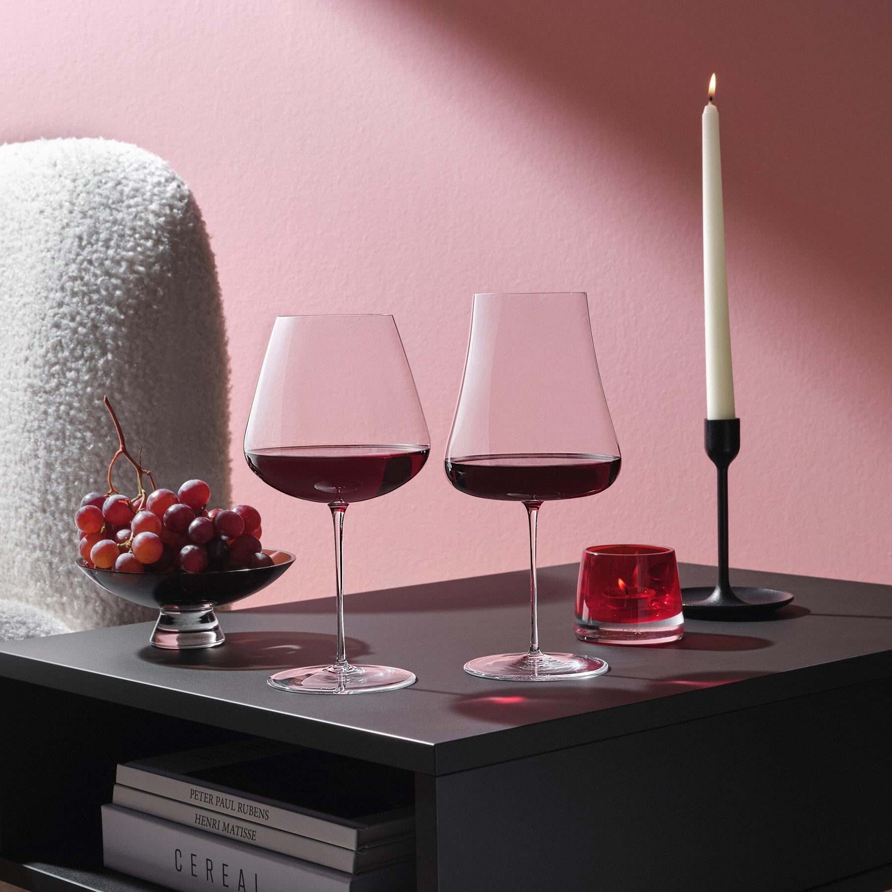 Stem Zero Set di 2 eleganti bicchieri da vino rosso grandi