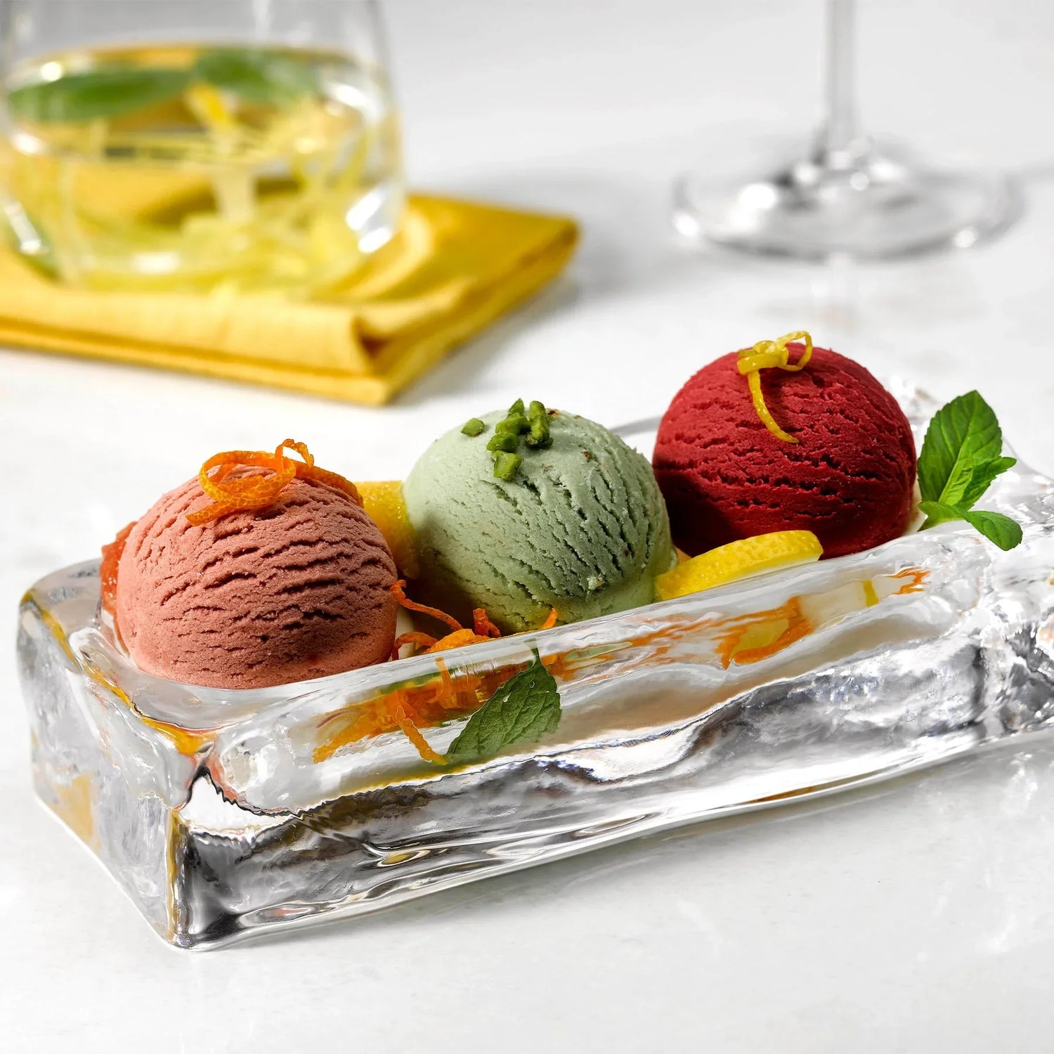 Ice Cube Ice Cream Cup Rectangular - NUDE EU