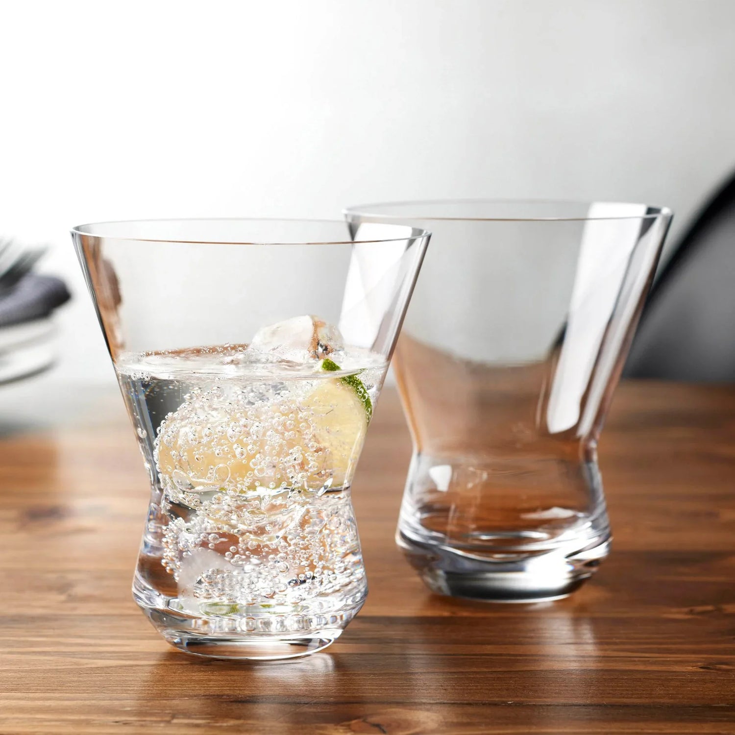 Rhythm Set of 2 Water Glasses Clear - NUDE EU