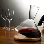 Balance Wine Decanter With Wooden Base - NUDE EU