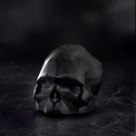 Memento Mori Faceted Skull Sandblasted Black Small - NUDE EU