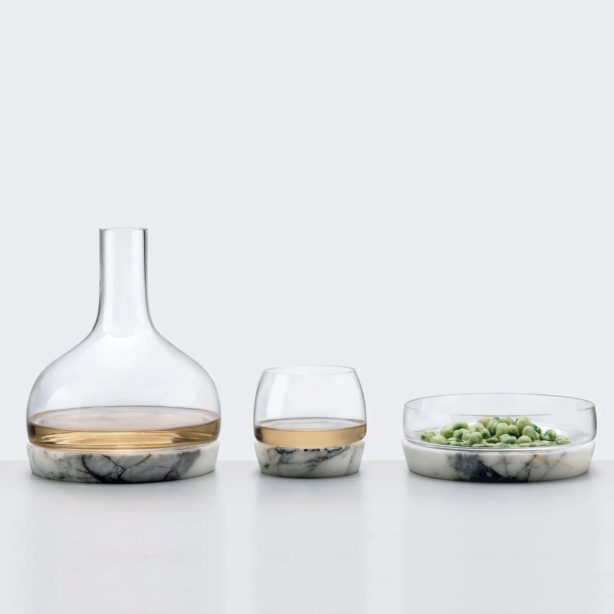 Chill Whisky Tumbler With Marble Base - NUDE EU