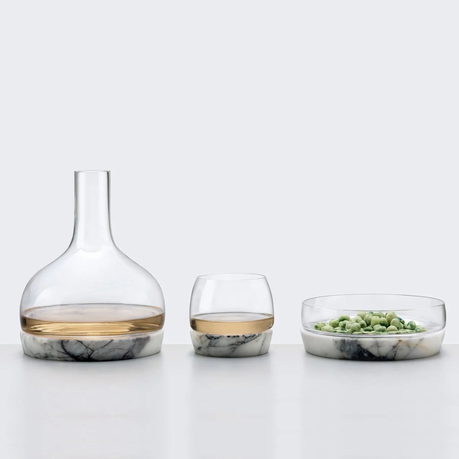 Chill Whisky Tumbler With Marble Base - NUDE EU