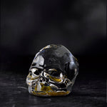 Memento Mori Faceted Skull Gold Coated Small - NUDE EU