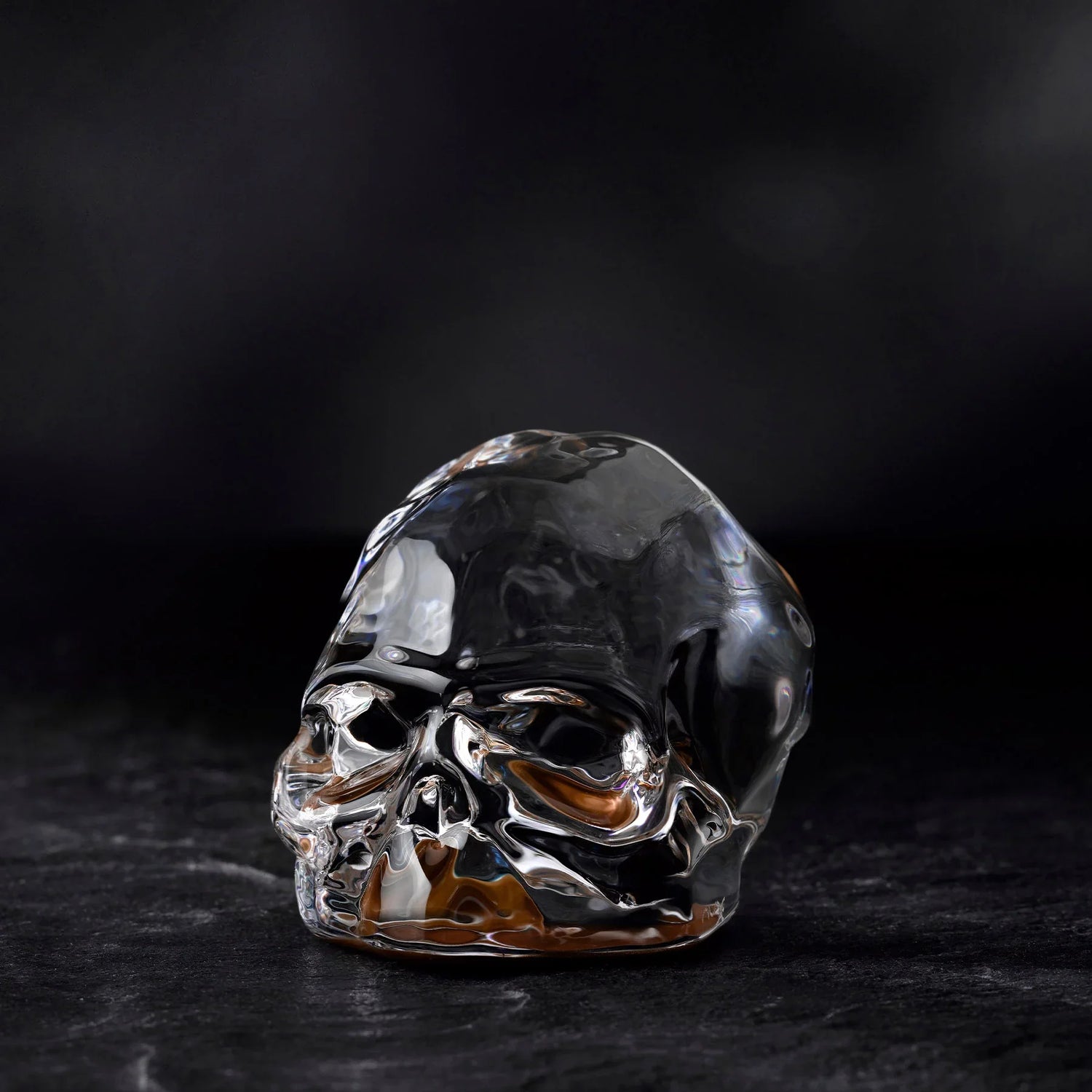 Memento Mori Faceted Skull Copper Coated Small - NUDE EU
